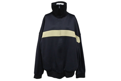 極美品 FEAR OF GOD フィアオブゴッド STRIPE TRACK JACKET ストライプトラックジャケット サイズL ブラック 8TH COLLECTION 中古 4b009524