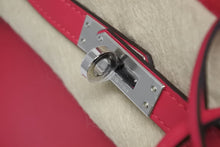 Load image into Gallery viewer, 新品未使用 HERMES エルメス ハンドバッグ K刻印 バーキン25 ヴォースイフト フランボワーズ シルバー金具 中古 4b009549