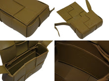 画像をギャラリービューアに読み込む, 新品同様 BOTTEGAVENETA ボッテガヴェネタ キャンディカセット ショルダーバッグ マキシイントレチャート ブラウン 中古 4b009557