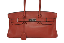 Load image into Gallery viewer, 極美品 ゴルチェ期 HERMES エルメス ショルダーバーキン トリヨンクレマンス レッド □M刻印 ショルダーバッグ 中古 4b009564