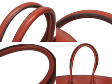 Load image into Gallery viewer, 極美品 ゴルチェ期 HERMES エルメス ショルダーバーキン トリヨンクレマンス レッド □M刻印 ショルダーバッグ 中古 4b009564