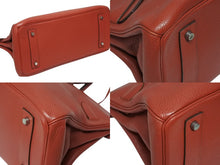 Load image into Gallery viewer, 極美品 ゴルチェ期 HERMES エルメス ショルダーバーキン トリヨンクレマンス レッド □M刻印 ショルダーバッグ 中古 4b009564
