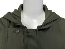 画像をギャラリービューアに読み込む, Christian Dior クリスチャンディオール ノースリーブジャケット 3P12022040 サイズ38 ラインストーン カーキ ガリアーノ期 美品 中古 4b009568