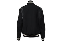 Load image into Gallery viewer, SAINT LAURENT PARIS サンローランパリ テディジャケット スタジャン 354718 ブラックレザー サイズ48 美品 中古 4b009572