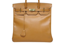 Load image into Gallery viewer, 極美品 HERMES エルメス オータクロア40 ハンドバッグ アルデンヌ ナチュラル ○Y刻印 ブロンズ金具 中古 4b009574