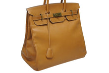 Load image into Gallery viewer, 極美品 HERMES エルメス オータクロア40 ハンドバッグ アルデンヌ ナチュラル ○Y刻印 ブロンズ金具 中古 4b009574
