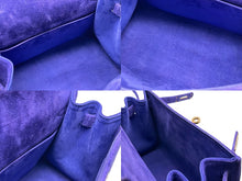 Load image into Gallery viewer, 極美品 エルメス HERMES ○U刻印 ミニケリー 20 ドブリス パープル 純正ダイヤ付き 外縫い 2WAY ショルダーバッグ 中古 4b009581