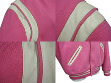 Load image into Gallery viewer, SAINT LAURENT PARIS サンローランパリ テディジャケット スタジャン 354718 ピンク サイズ42 美品 中古 4b009584