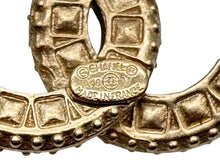 画像をギャラリービューアに読み込む, 極美品 CHANEL シャネル ココマーク ピアス アクセサリー 両耳 A18V刻印 4.8g ラインストーン GP ゴールド 中古 4b009593