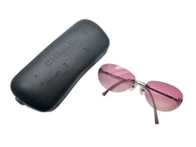 画像をギャラリービューアに読み込む, 極美品 CHANEL シャネル リムレス サングラス アイウェア 4013 c.124/58 サイズ59◻︎16 130 ココマーク ピンク 中古 4b009609