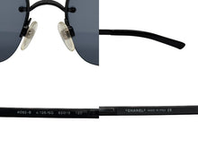 画像をギャラリービューアに読み込む, 極美品 CHANEL シャネル ハーフリム サングラス アイウェア 4092-B c.126/6G 6215 サイズ120 ココマーク ブラック 中古 4b009610