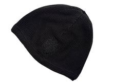 画像をギャラリービューアに読み込む, CHROME HEARTS クロムハーツ THERMAL BEANIE CAP サーマルニットキャップ ビーニー ヴァインダガー ブラック 刺繍 美品 中古 4b009626