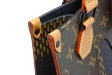 画像をギャラリービューアに読み込む, 極美品 LOUIS VUITTON ルイヴィトン NIGO LVスクエアード トートバッグ N40355 ブラウン PVC レザー ブラック金具 中古 4b009628