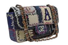 画像をギャラリービューアに読み込む, 極美品 CHANEL シャネル パッチワーク ツイード チェーンショルダーバッグ 16番台 シルバー金具 ココマーク ロゴ マルチ 中古 4b009630