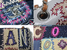 画像をギャラリービューアに読み込む, 極美品 CHANEL シャネル パッチワーク ツイード チェーンショルダーバッグ 16番台 シルバー金具 ココマーク ロゴ マルチ 中古 4b009630