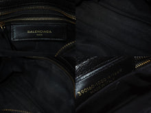 Load image into Gallery viewer, BALENCIAGA バレンシアガ ミニ シティ ハンドバッグ ショルダーバッグ 2WAY 390160 レザー ブラック 中古 4b009632