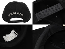 画像をギャラリービューアに読み込む, Ma$e メイス VINTAGE ヴィンテージ 90&#39;s HARLEM WORLD スナップバックキャップ ONE SIZE HIP HOP ブラック 刺繍 美品 中古 4b009637