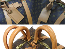 画像をギャラリービューアに読み込む, LOUIS VUITTON ルイヴィトン キーポル バンドリエール45 ボストンバッグ M41418 モノグラム ブラウン ゴールド金具 美品 中古 4b009651