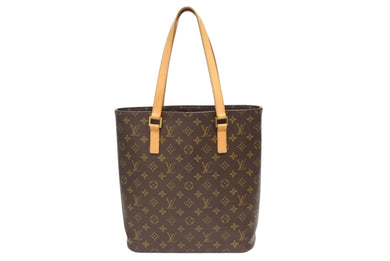 LOUIS VUITTON ルイヴィトン ヴァヴァンGM トートバッグ M51170 モノグラム PVC レザー ブラウン 美品 中古 4b009659