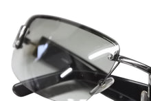 画像をギャラリービューアに読み込む, GUCCI グッチ ハーフリム サングラス アイウェア GG 1797/S サイズ61◻︎15 125 GGモノグラム ブラック グレー 美品 中古 4b009669