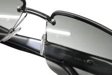 画像をギャラリービューアに読み込む, GUCCI グッチ ハーフリム サングラス アイウェア GG 1797/S サイズ61◻︎15 125 GGモノグラム ブラック グレー 美品 中古 4b009669