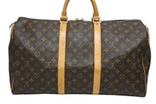 Load image into Gallery viewer, LOUIS VUITTON ルイヴィトン キーポル50 ボストンバッグ M41426 モノグラム PVC レザー モノグラム ゴールド金具 美品 中古 4b009675