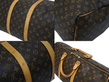 Load image into Gallery viewer, LOUIS VUITTON ルイヴィトン キーポル50 ボストンバッグ M41426 モノグラム PVC レザー モノグラム ゴールド金具 美品 中古 4b009675
