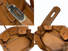 Load image into Gallery viewer, HERMES エルメス ショルダーバーキン トリヨンクレマンス ◻︎J刻 ゴルチェ期 ゴールド シルバー金具 美品 中古 4b009685