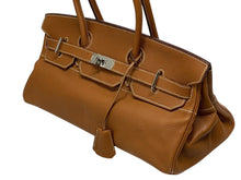 Load image into Gallery viewer, HERMES エルメス ショルダーバーキン トリヨンクレマンス ◻︎J刻 ゴルチェ期 ゴールド シルバー金具 美品 中古 4b009685