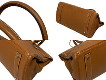 Load image into Gallery viewer, HERMES エルメス ショルダーバーキン トリヨンクレマンス ◻︎J刻 ゴルチェ期 ゴールド シルバー金具 美品 中古 4b009685