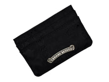 Load image into Gallery viewer, 新品未使用 CHROME HEARTS クロムハーツ DOUBLE SIDE ダブルサイド カードケース スクロールラベルロゴ シルバー925 総柄 中古 4b009693