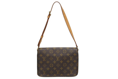 LOUIS VUITTON ルイヴィトン ミュゼットタンゴ ショルダーバック M51257 モノグラム ブラウン 美品 中古 4b009718