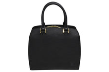 画像をギャラリービューアに読み込む, LOUIS VUITTON ルイヴィトン エピ ポンヌフ ハンドバッグ M52052 エピレザー ブラック ゴールド金具 美品 中古 4b009721