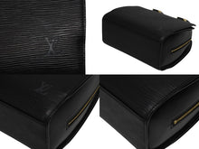 画像をギャラリービューアに読み込む, LOUIS VUITTON ルイヴィトン エピ ポンヌフ ハンドバッグ M52052 エピレザー ブラック ゴールド金具 美品 中古 4b009721