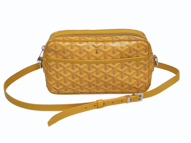 極美品 GOYARD ゴヤール カップヴェールPMバッグ ショルダーバッグ CAPVE2PMLTY50CL50P ホワイト PVC レザー 中古 4b009726