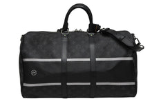 画像をギャラリービューアに読み込む, 極美品 LOUIS VUITTON ルイヴィトン ボストンバッグ キーポル バンドリエール45 藤原ヒロシ フラグメント ブラック M43413 中古 4b009731