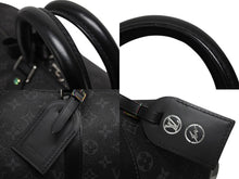 画像をギャラリービューアに読み込む, 極美品 LOUIS VUITTON ルイヴィトン ボストンバッグ キーポル バンドリエール45 藤原ヒロシ フラグメント ブラック M43413 中古 4b009731