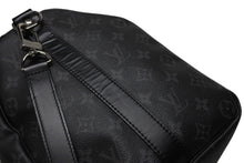 画像をギャラリービューアに読み込む, 極美品 LOUIS VUITTON ルイヴィトン エクリプス キーポル バンドリエール45 ボストンバッグ M40569 シルバー金具 ブラック 中古 4b009732