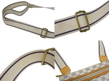 画像をギャラリービューアに読み込む, LOUIS VUITTON ルイヴィトン ポシェットボスフォール ショルダーバッグ N51112 ダミエアズール ホワイト ブラウン 美品 中古 4b009737