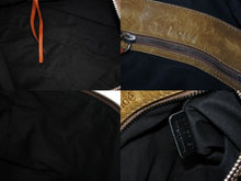 Load image into Gallery viewer, Chloe クロエ ボストンバッグ ハンドバッグ 01 07 51 ルーマニア製 レザー キャンバス ブラウン ブラック シルバー金具 良品 中古 4b009747