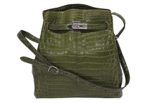 Load image into Gallery viewer, 極美品 HERMES エルメス KELLY SPORTS ケリースポーツMM ショルダーバッグ ニロティカス アニスグリーン シルバー金具 □D刻印 中古 4b009769