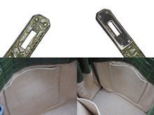 Load image into Gallery viewer, 極美品 HERMES エルメス KELLY SPORTS ケリースポーツMM ショルダーバッグ ニロティカス アニスグリーン シルバー金具 □D刻印 中古 4b009769