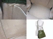 Load image into Gallery viewer, 極美品 HERMES エルメス KELLY SPORTS ケリースポーツMM ショルダーバッグ ニロティカス アニスグリーン シルバー金具 □D刻印 中古 4b009769