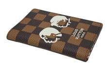 画像をギャラリービューアに読み込む, 新品同様 LOUIS VUITTON ルイヴィトン オーガナイザー ドゥ ポッシュ カードケース N40776 ダミエ エベヌ NIGO ネーム入り 中古 4b009770