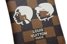 画像をギャラリービューアに読み込む, 新品同様 LOUIS VUITTON ルイヴィトン オーガナイザー ドゥ ポッシュ カードケース N40776 ダミエ エベヌ NIGO ネーム入り 中古 4b009770