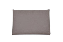 Load image into Gallery viewer, 極美品 HERMES エルメス カルヴィ カードケース コインケース G刻印 ヴォーエプソン エトゥープ 中古 4b009781