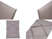 Load image into Gallery viewer, 極美品 HERMES エルメス カルヴィ カードケース コインケース G刻印 ヴォーエプソン エトゥープ 中古 4b009781
