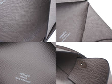 Load image into Gallery viewer, 極美品 HERMES エルメス カルヴィ カードケース コインケース G刻印 ヴォーエプソン エトゥープ 中古 4b009781