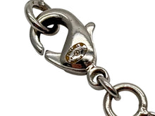 画像をギャラリービューアに読み込む, CHANEL シャネル ココマーク ネックレス 重量約5.0g B11V刻印 全長約44cm ラインストーン メタル クリア シルバー 美品 中古 4b009787