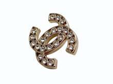 画像をギャラリービューアに読み込む, 極美品 CHANEL シャネル ココマーク ピアス 重量約9.0g B23S刻印 ラインストーン クリア ゴールド メタル GP 両耳用 中古 4b009793